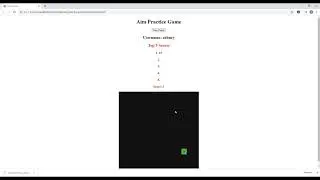 Aim Practice Game Built with JavaScript, HTML, CSS and a Ruby on Rails API