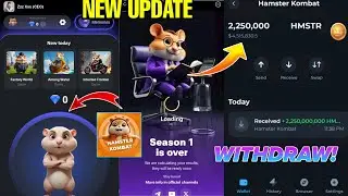 Hamster Kombat Season 1 Is Over |Hamster Kombat New Update | Hamster Kombat New Update Kya Hai Today