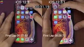 iOS 12.3.1 vs iOS 12.3 speed test on iPhone xs Max | iSuperTech