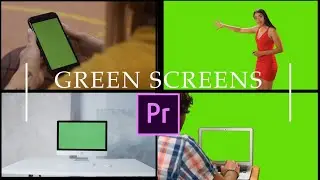 Easily Work with Green Screen | Adobe Premiere Pro | How to Remove  Green Screen | Tutorial