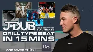 J-DUB MAKES DRILL TYPE BEAT FROM BOLLYWOOD SONG IN 15 MINS 🔥