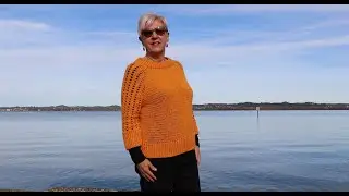 Raglan sweater mustard seed - RVO slightly oversized