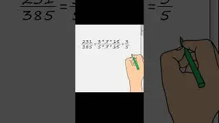 Сократить дробь. Пример 04. #shorts  #maths #mathematics #школа #математика #algebra #егэ