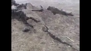Донецк.14.02.Попадание снаряда рядом со школой искусств с Урагана