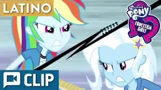 [CLIP] Duelo De Guitarras MLP Equestria Girls Rainbow Rocks Español Latino