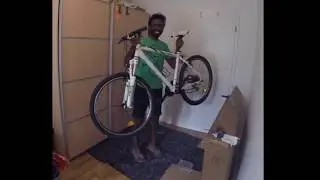 unpacking & assembling my bicycle package