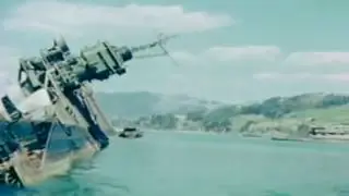 2 Dünya Savaşı sonrası JAPON Kure Limanındaki japon savaş gemileri