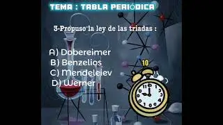 Preguntas de tabla periódica 1