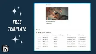 Petty Cash Tracker Template
