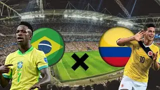 BRASIL vs COLÔMBIA FASE DE GRUPOS COPA AMÉRICA