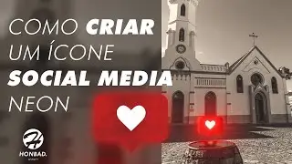 Como Criar um Ícone Social Media Neon - Photoshop Intermediário