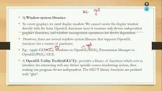 INTRODUCTION TO OpenGL, 6th Sem CSE- Computer graphics and visualization