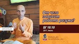 БГ 10.10. От чего зависит работа разума? (2017, Анапа). Ватсала дас