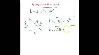 How to solve a Pythagorean Theorem problem? Part 2