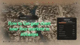 Assassins creed mirage gear chest location near The four markets