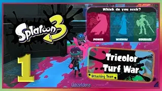 Splatoon 3 Zelda Splatfest Tricolor Attacking Team Victory Battle #1