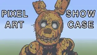 Minecraft Pixel Art Showcase - Springtrap FNAF