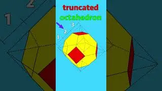 Why is it called a Truncated Octahedron? #shorts