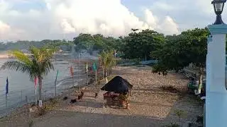 Sea waves sound,morning beach view—Sound of Nature