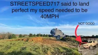 STREETSPEED717 invited me over to hit his new jump… FAIL