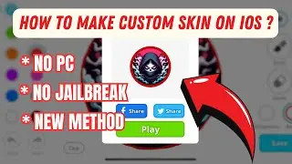 HOW TO MAKE CUSTOM SKIN ON IOS | NEW METHOD 2024 | BORA AGARIO