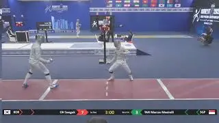 Asian Champs 2024 SMS - L64 - Oh Sanguk KOR v Marcus Tan SGP
