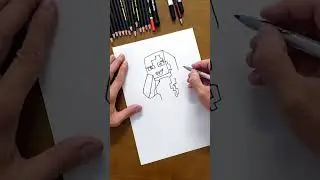ALEX MINECRAFT - How to DRAW #shorts
