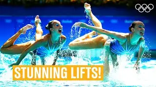 Most INCREDIBLE Lifts in Artistic Swimming!