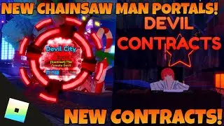 Roblox Anime Adventures - NEW Chainsaw Man UPDATE 9 + DEVIL CONTRACTS!