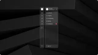 Modern Sidebar UI/UX Design | Figma App Navigation Prototype