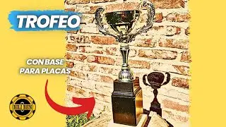 🏆BASE de TROFEO (copa) para colocarle PLACAS de victorias