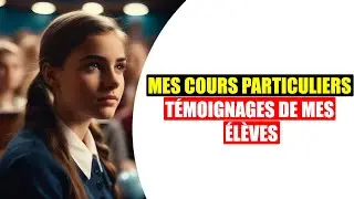 Cours particuliers - Derniers retours de mes élèves