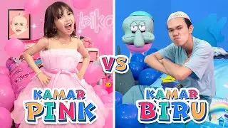 LEIKA VS TOMPEL HIAS KAMAR LEXIE SESUAI WARNA BAJU 😍 KAMAR PINK VS KAMAR BIRU ADIK BAYI LEXIE