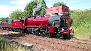 LMS Jubilee 'Galatea' 45699 leaving Appleby 11/08/18