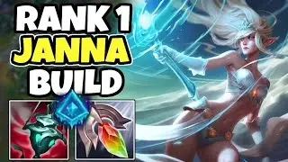 Trying new RANK 1 KOREAN JANNA BUILD - Challenger support commentary