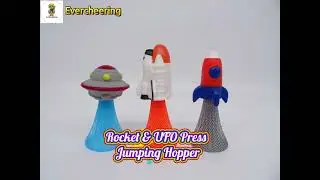 Rocket press jumping hopper
