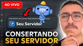 Analisando e CONSERTANDO os Servidores de Discord dos Inscritos 🔴 AO VIVO