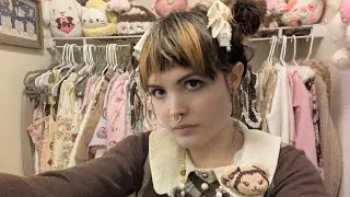 ASMR | (some) of my Lolita dresses closet tour (soft spoken)