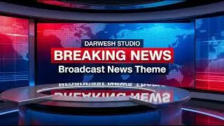 Breaking News Theme | Broadcast News Intro Music | TV News Background | Darwesh Studio