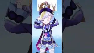しかのこのこのここしたんたん Sigewinne,Nahida,Qiqi,Klee - Genshin Impact MMD #genshinimpact #anime