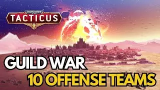 Guild War - 10 Great War Offense Teams + 10k Celebration Code