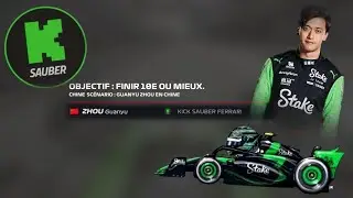 F1 24 - Weekly Event - Guanyu Zhou 🇨🇳 ( Kick Sauber 🇨🇭) at Shanghai