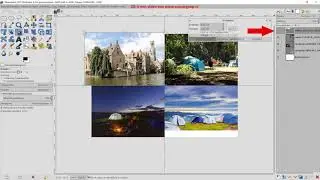 Zo zet je 4 foto's op een A4 met Gimp