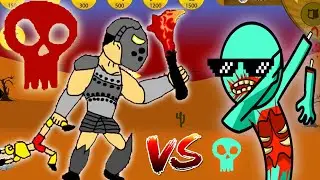 SUPER GIANT lava VS Zombie Mode 😎 Huge Update New Levels & Boss - Stick war:Legacy