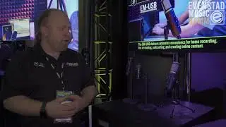 NAMM 2020 | Mackie Element Microphones EM-89D, EM-USB and EM-91C