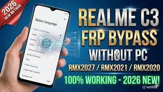 Realme C3 Frp Bypass || *