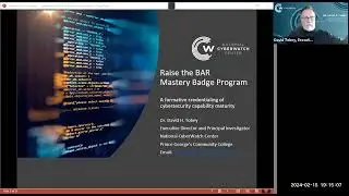 Raise the BAR Mastery Badge Program: A Formative Credentialing of Cybersecurity Capability Maturity