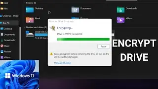 How to Encrypt Your Hard Drive in Windows 11 | Windows 11: Enable BitLocker drive encryption 2022