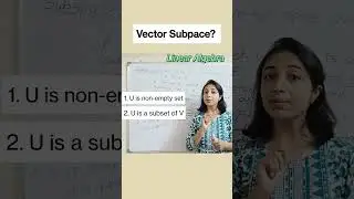 What is Vector Subspace? 