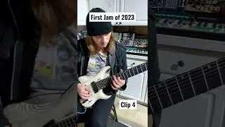 First Jam of 2023 clip 4 | #shorts #guitar #guitarist #guitarsolo #beats #beat